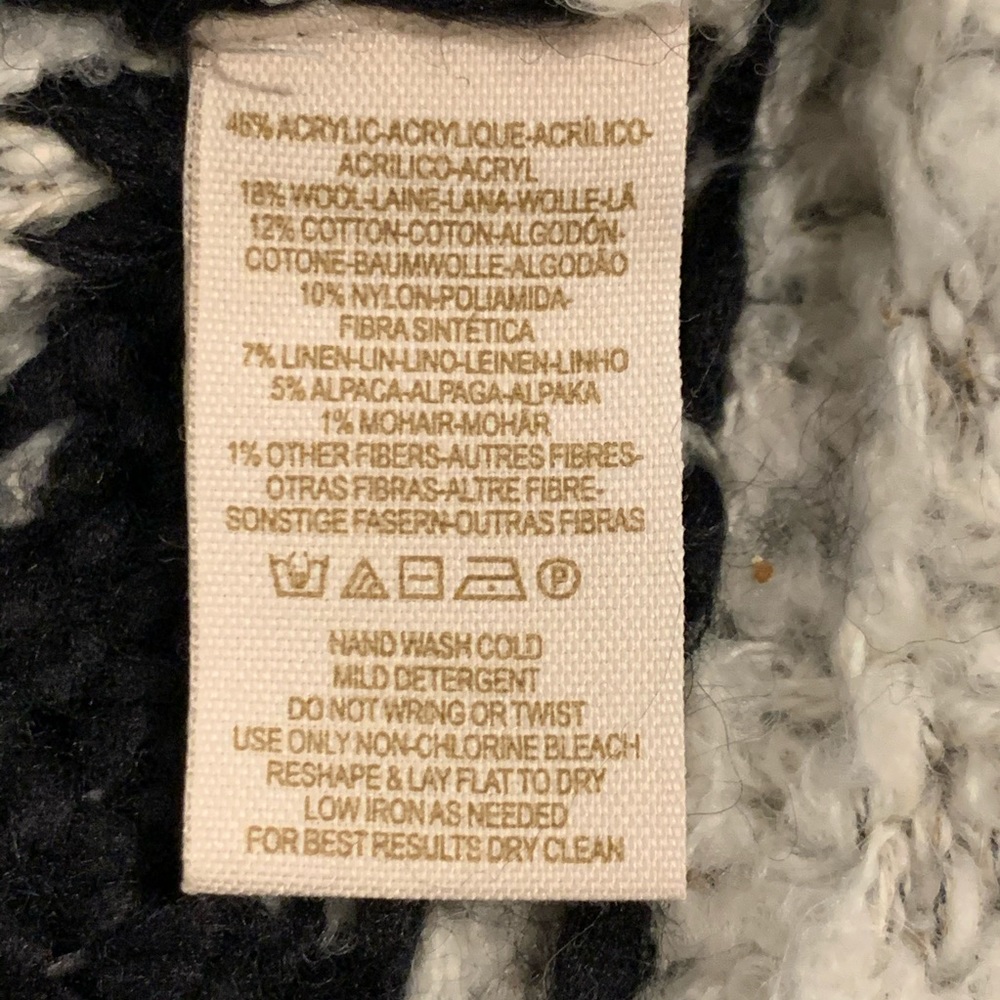 Free People Chunky Knit Reed Fairisle Sweater - Picture 6 of 8